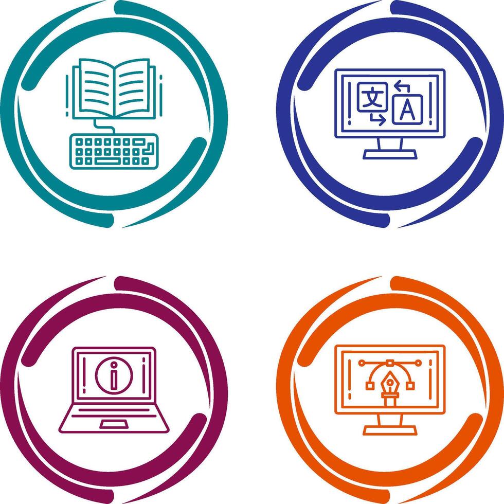 Study and Language Icon vector