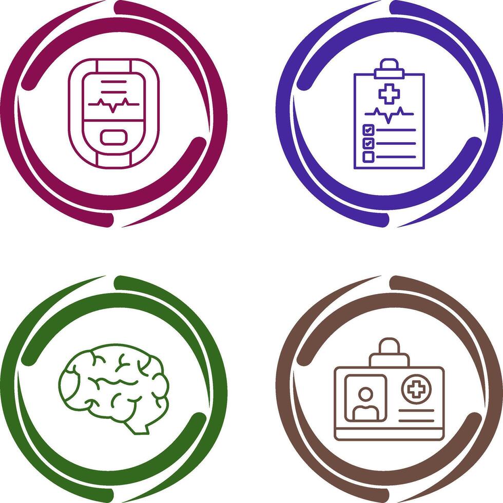 Oximeter and Medical Icon vector