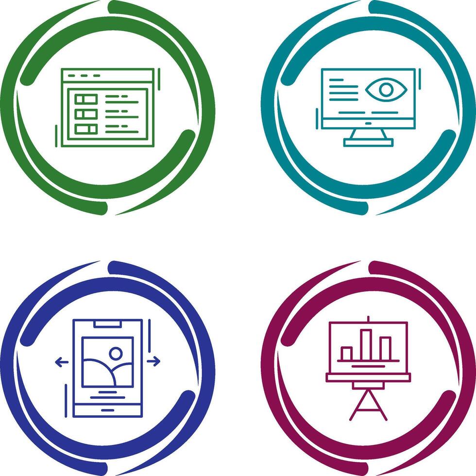 Switch and Vision Icon vector