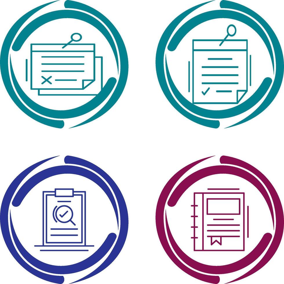 Note and Note Icon vector