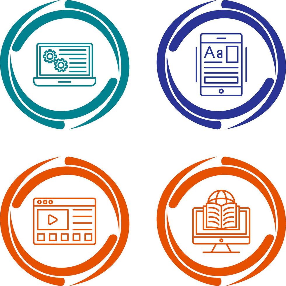 Workshop and Education App Icon vector