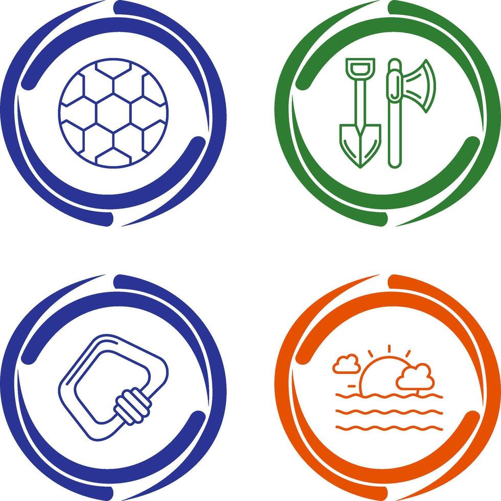 Soccer and Tools Icon vector