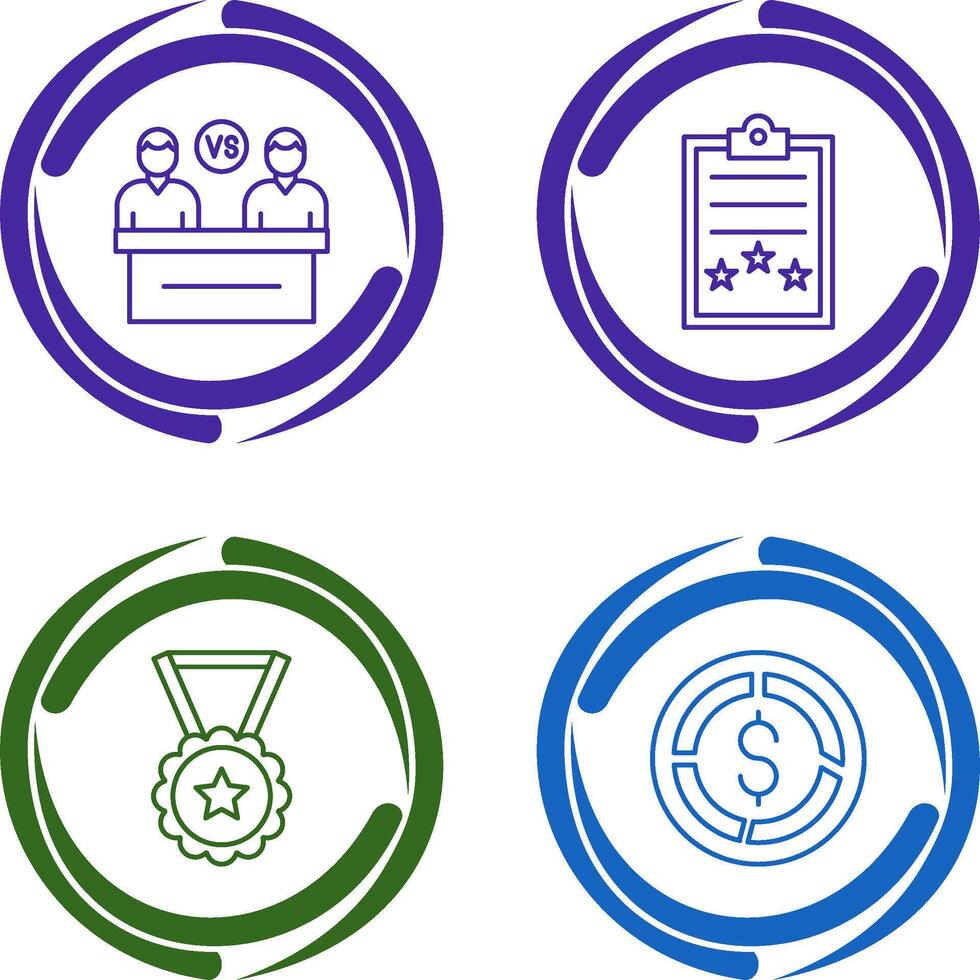Meeting and Result Icon vector