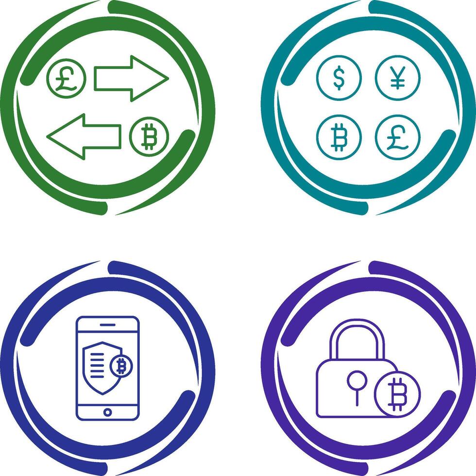 Exchange and Currency Icon vector