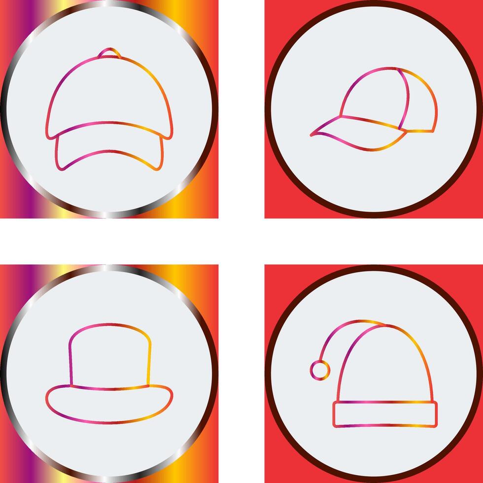 Cap and Hat Icon vector