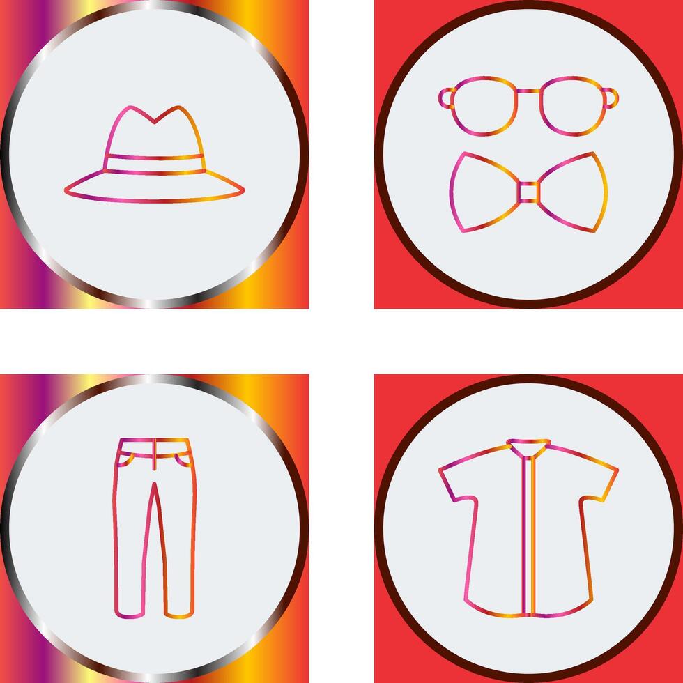 Hat and Hipster Style Icon vector