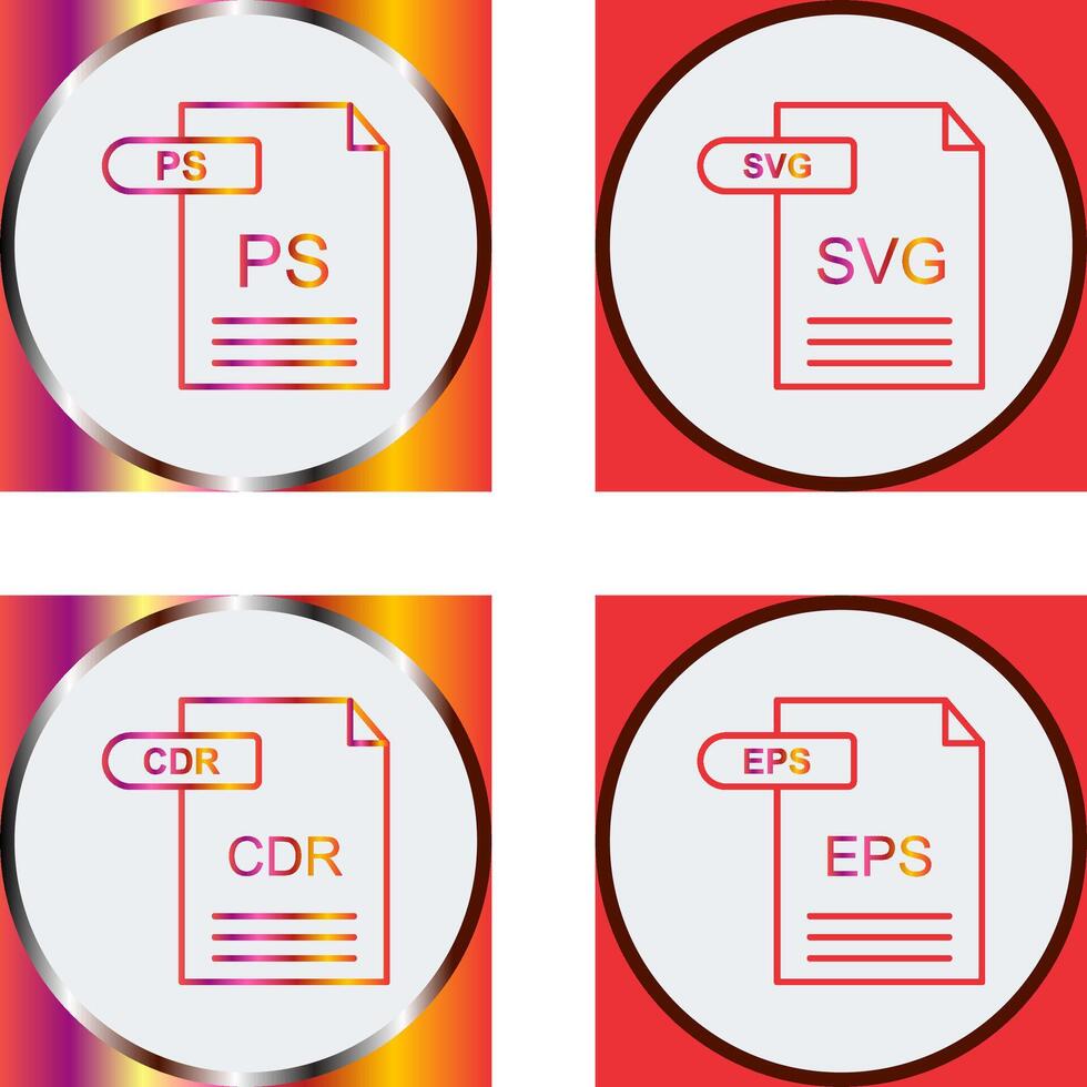PS and SVG Icon vector