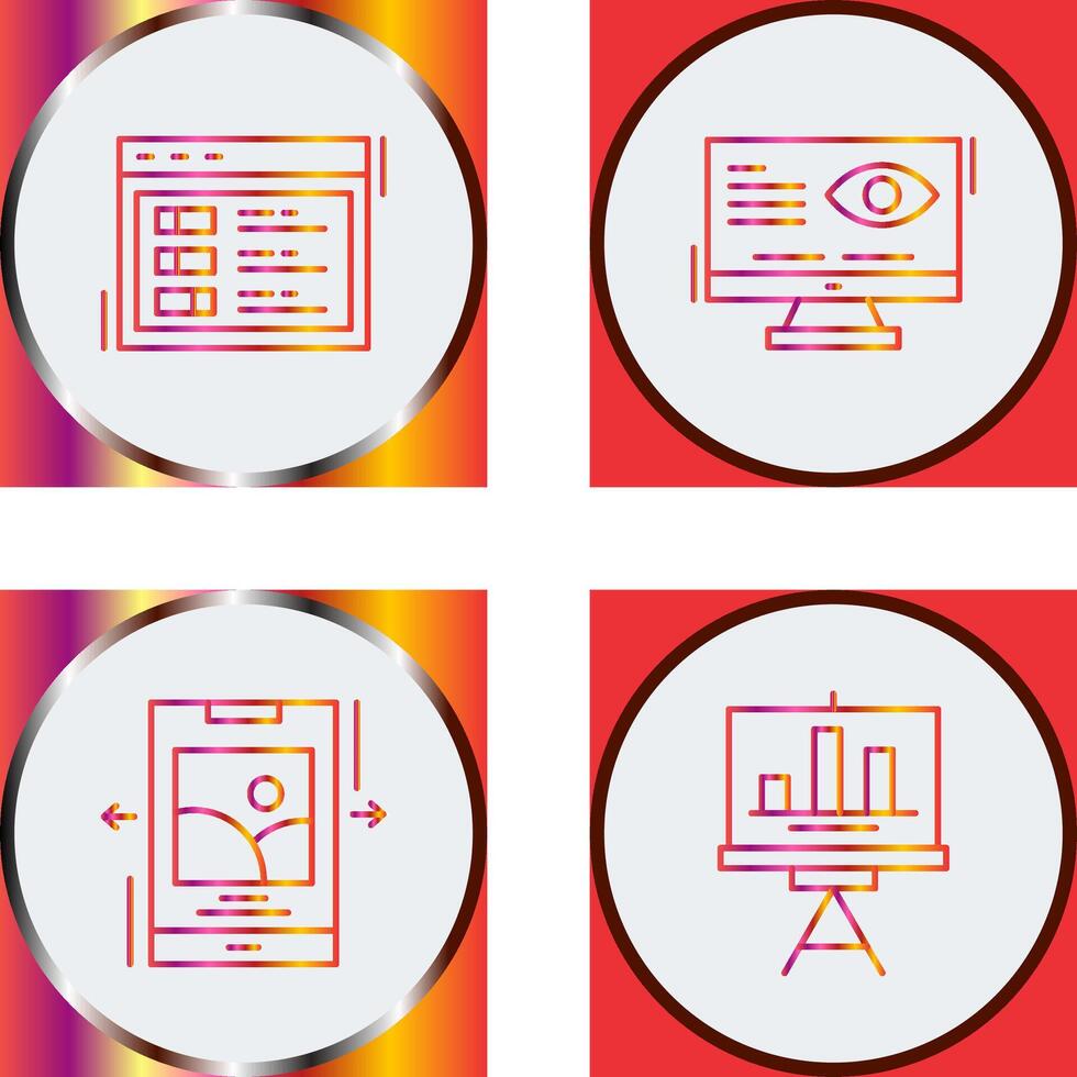 Switch and Vision Icon vector