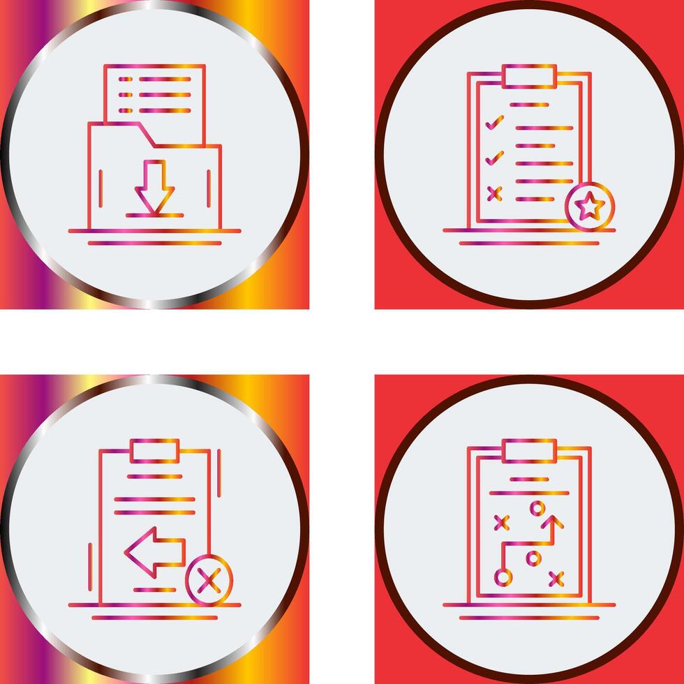 Save List and Task List Icon vector