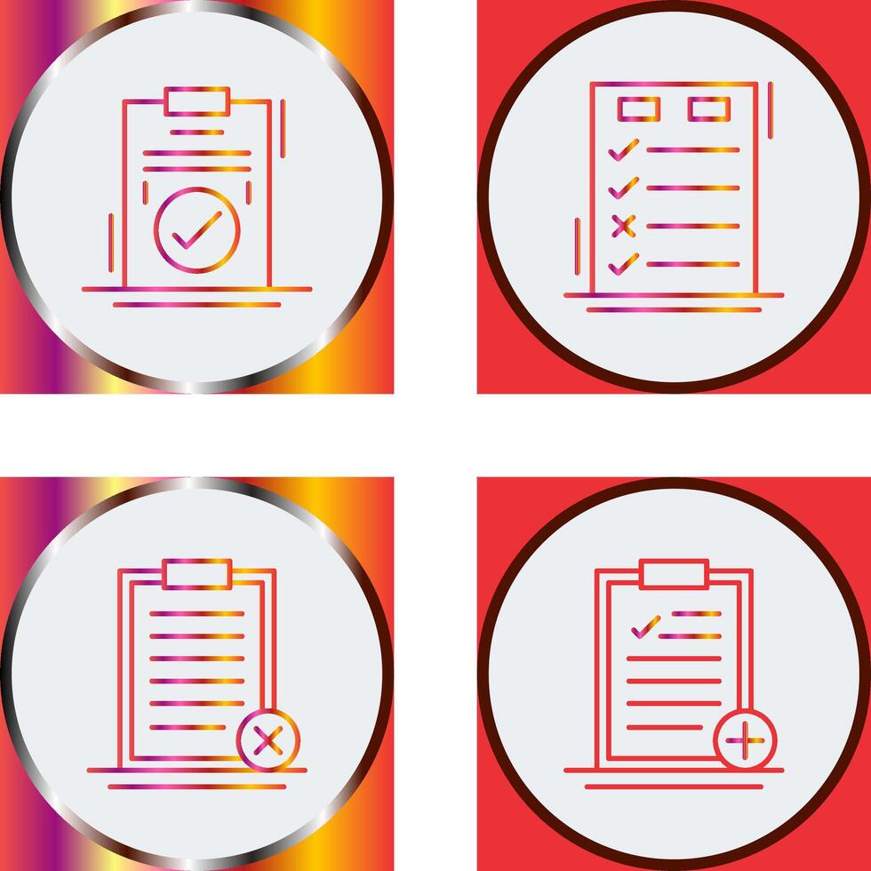 Today to Done Check List and Checkmark Icon vector