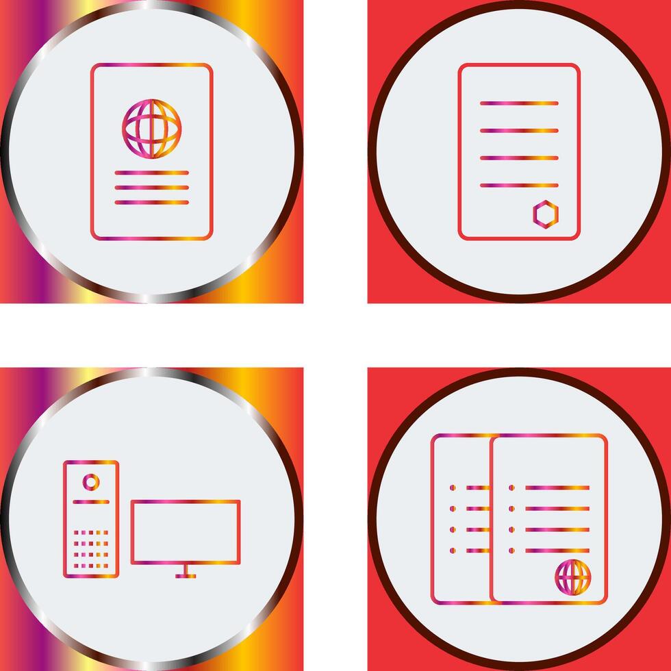 global report and reports Icon vector