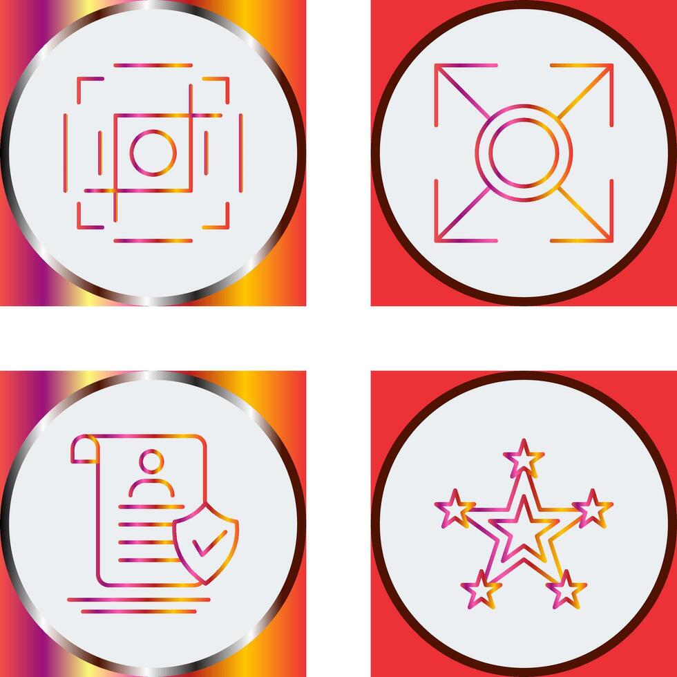 crop and expand Icon vector