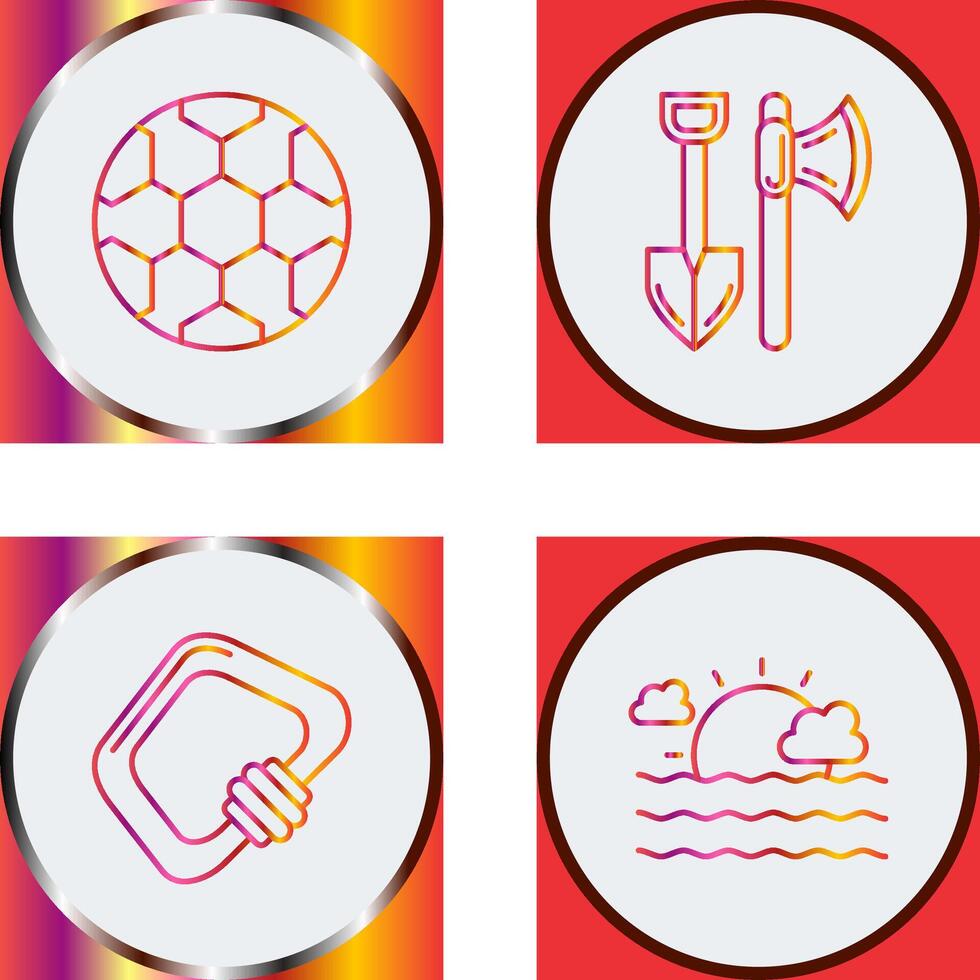 Soccer and Tools Icon vector