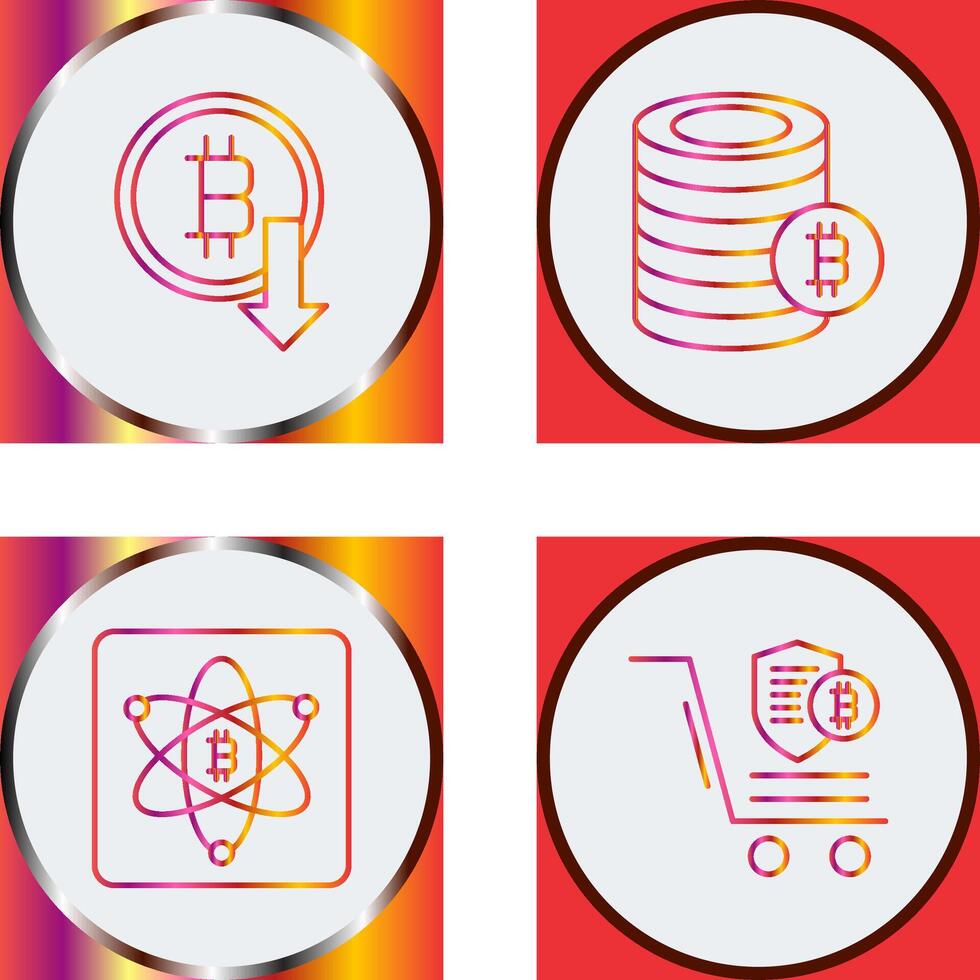 Lose and Coins Icon vector