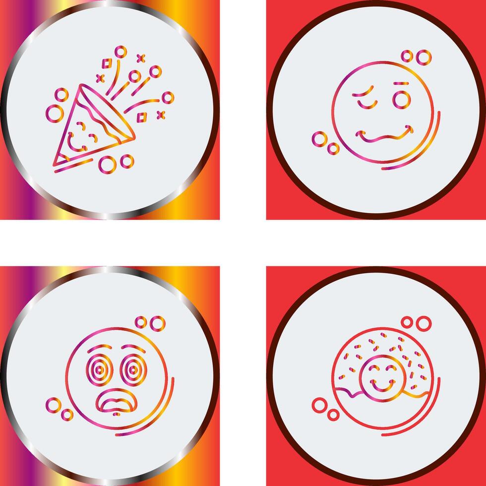 Drunk and Poppers Icon vector