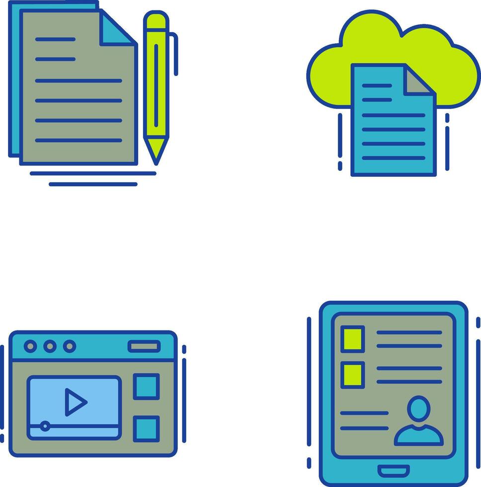 Document and File Icon vector