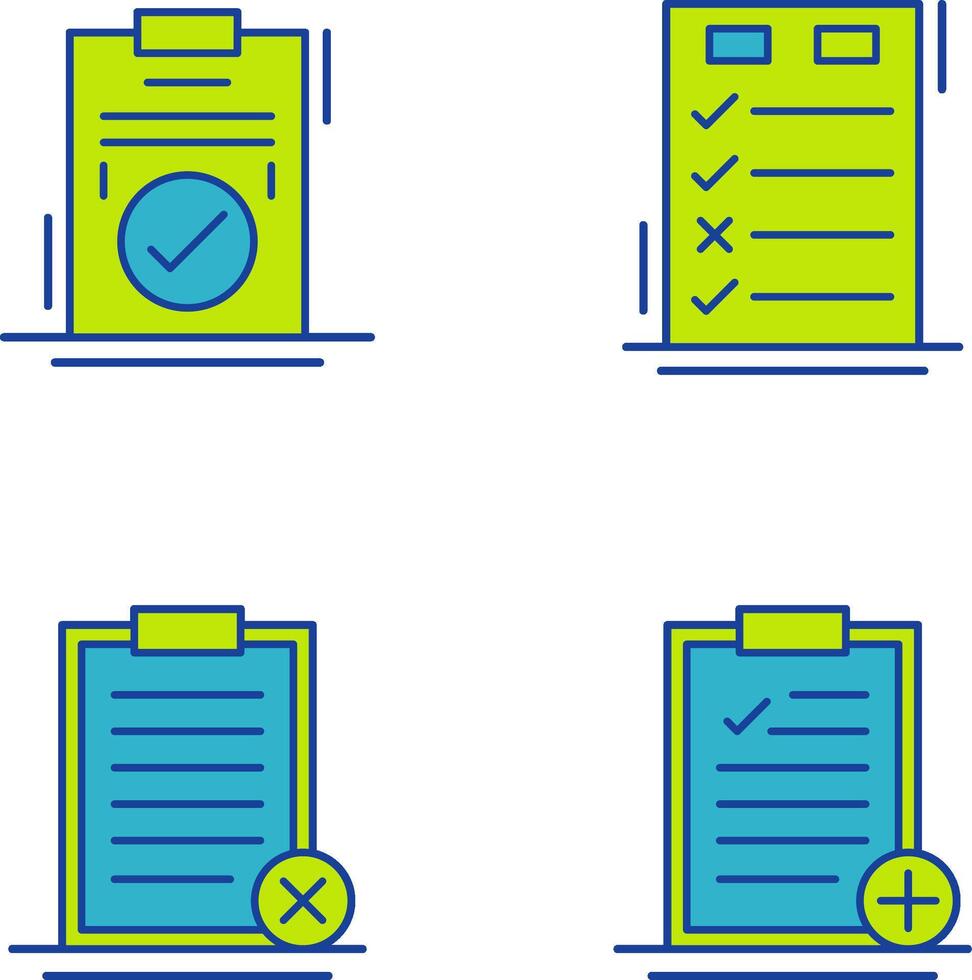Today to Done Check List and Checkmark Icon vector