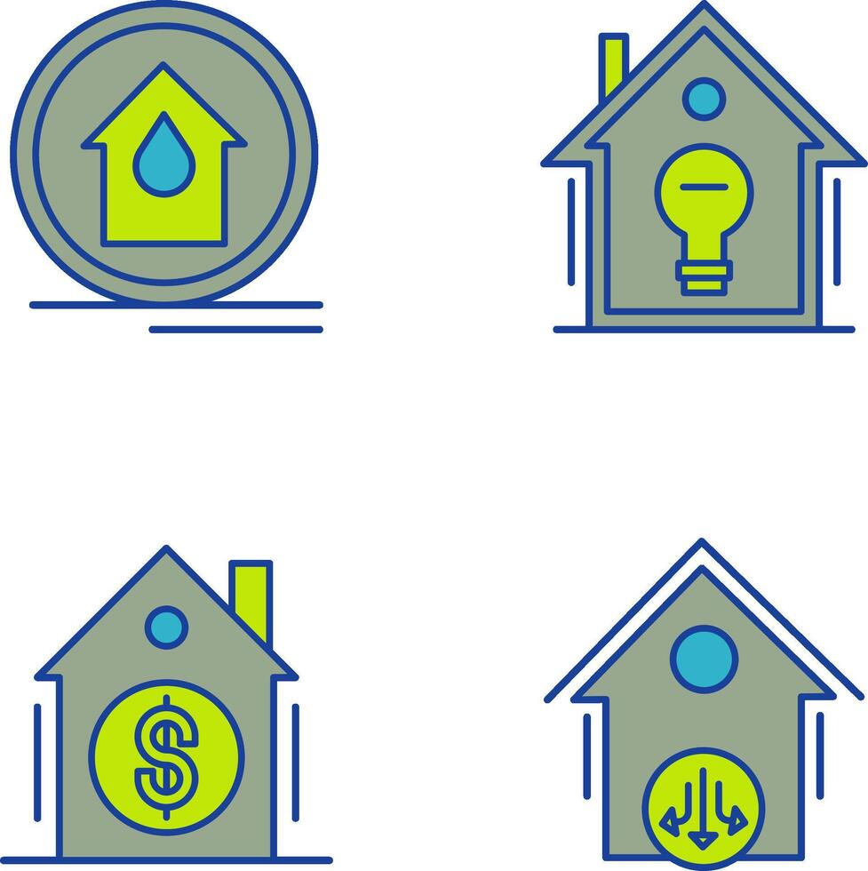 Fire Alarm and Home Automation Icon vector