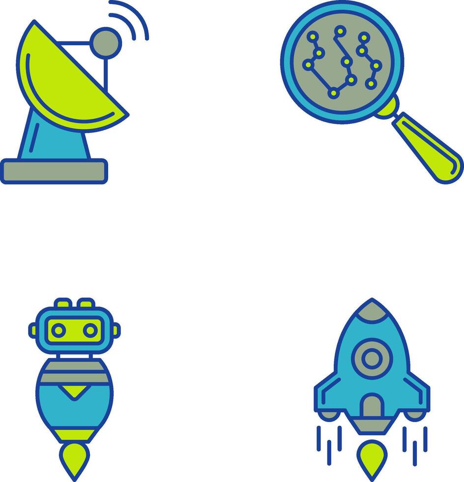 radar and research Icon vector