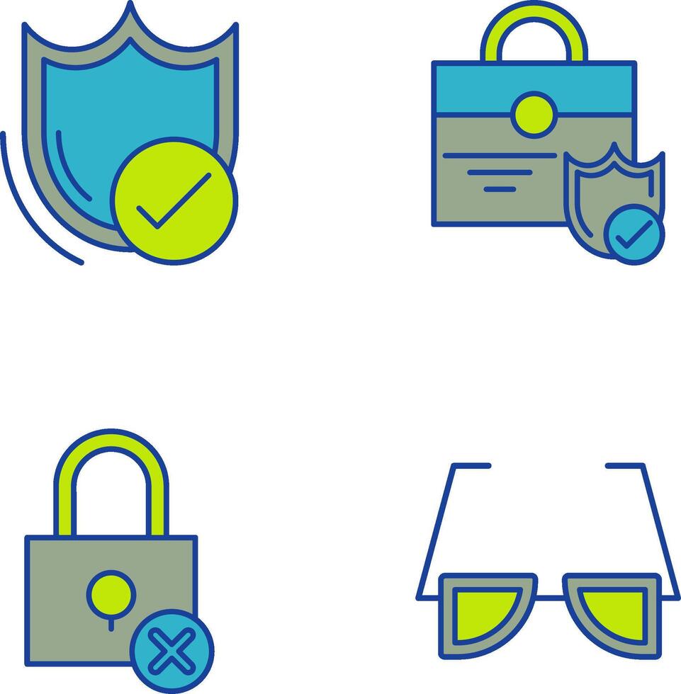 Shield and care Icon vector