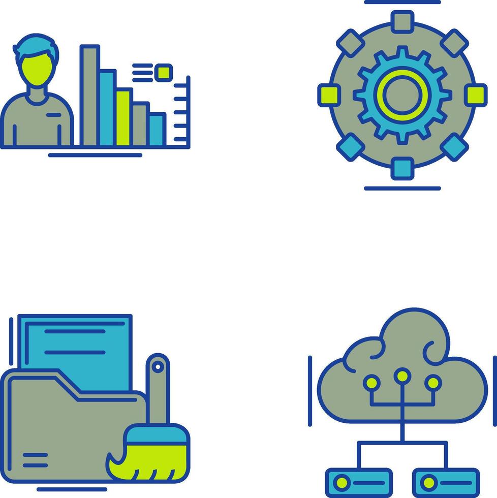 Consulting and Automated Icon vector