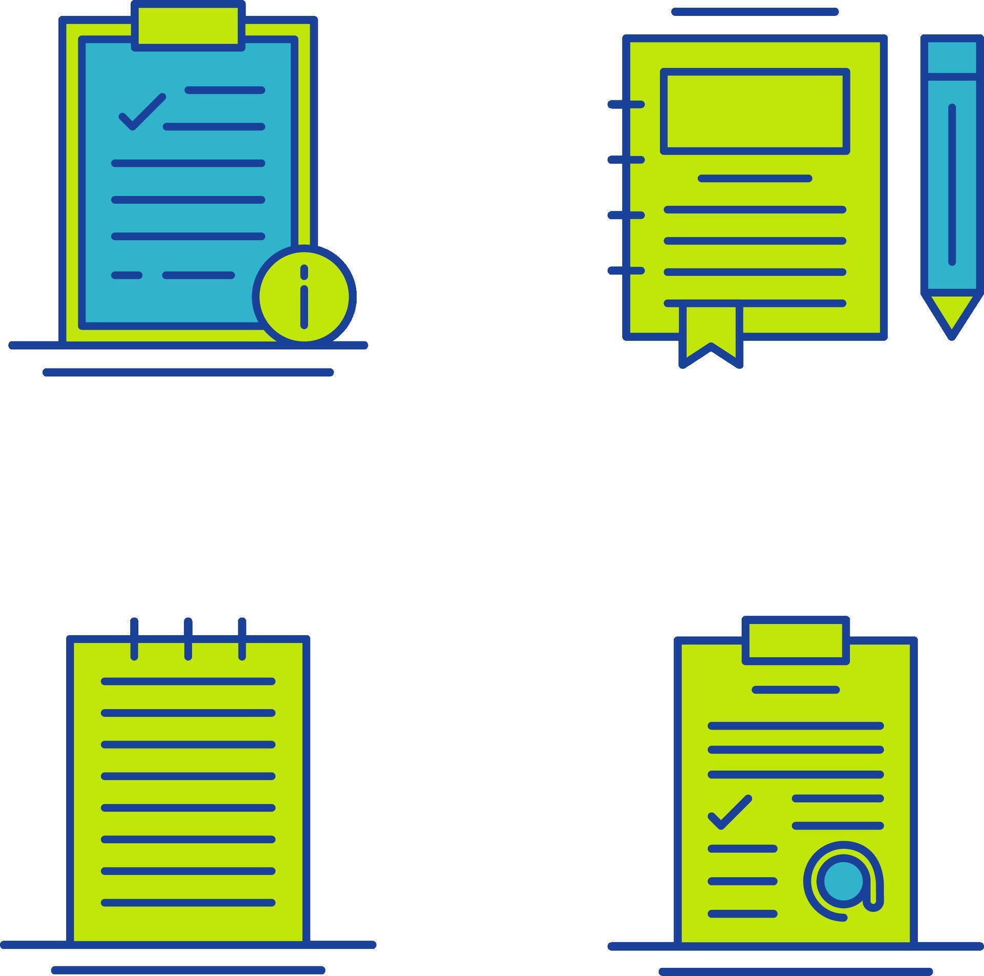 Info and Journal Icon 44708075 Vector Art at Vecteezy