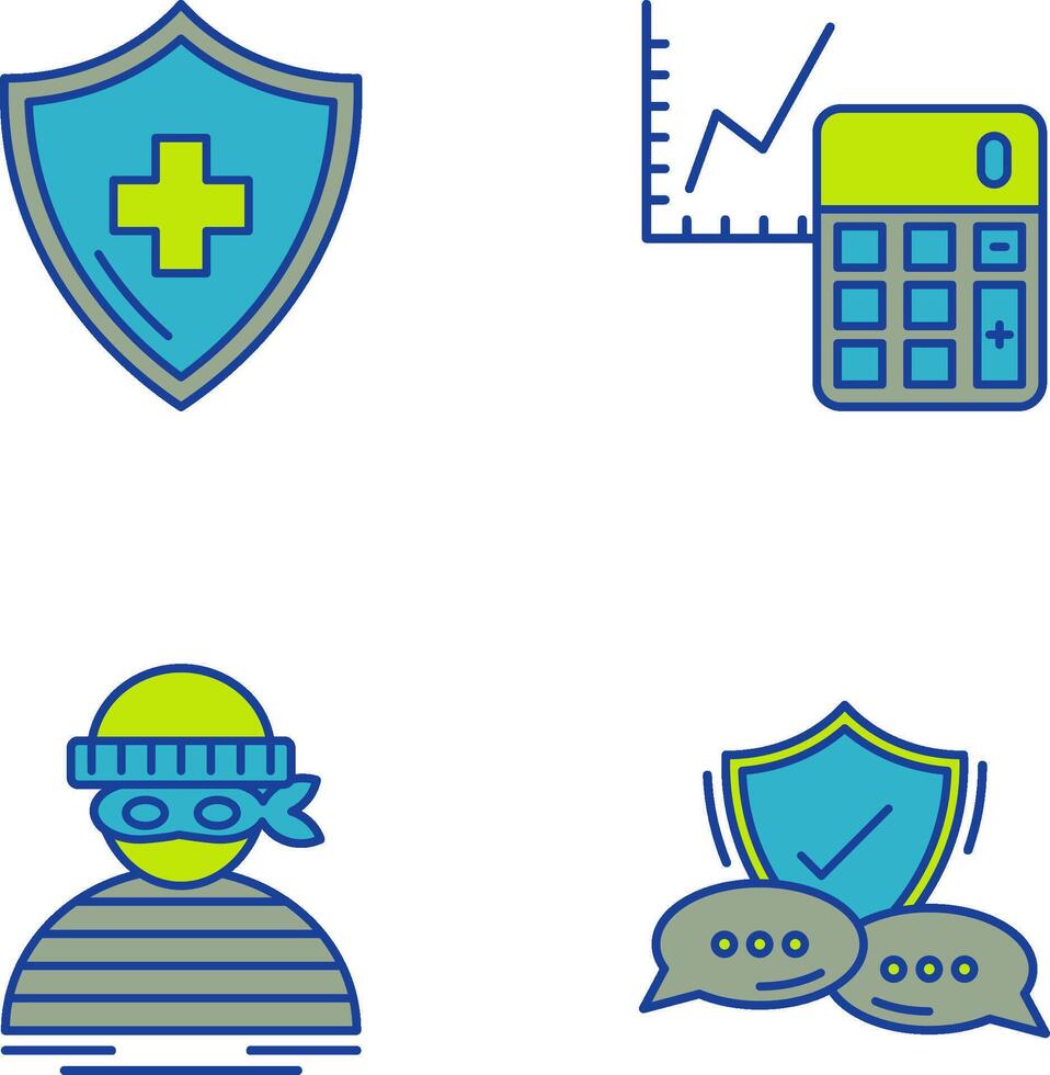 Accounting and Health Icon vector
