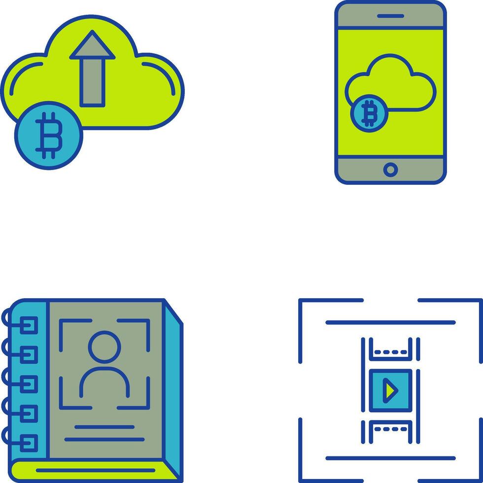 Up Arrow and Cloud Icon vector