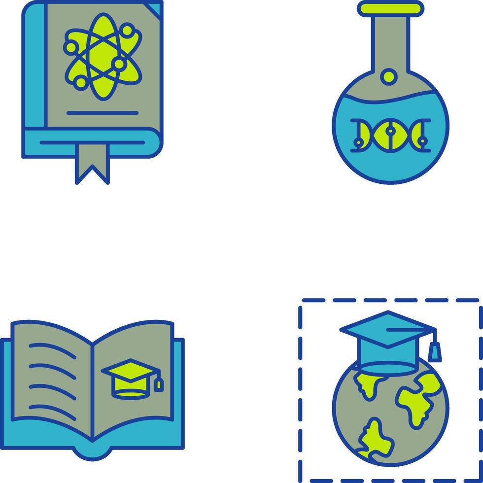 Science and Dna Icon vector