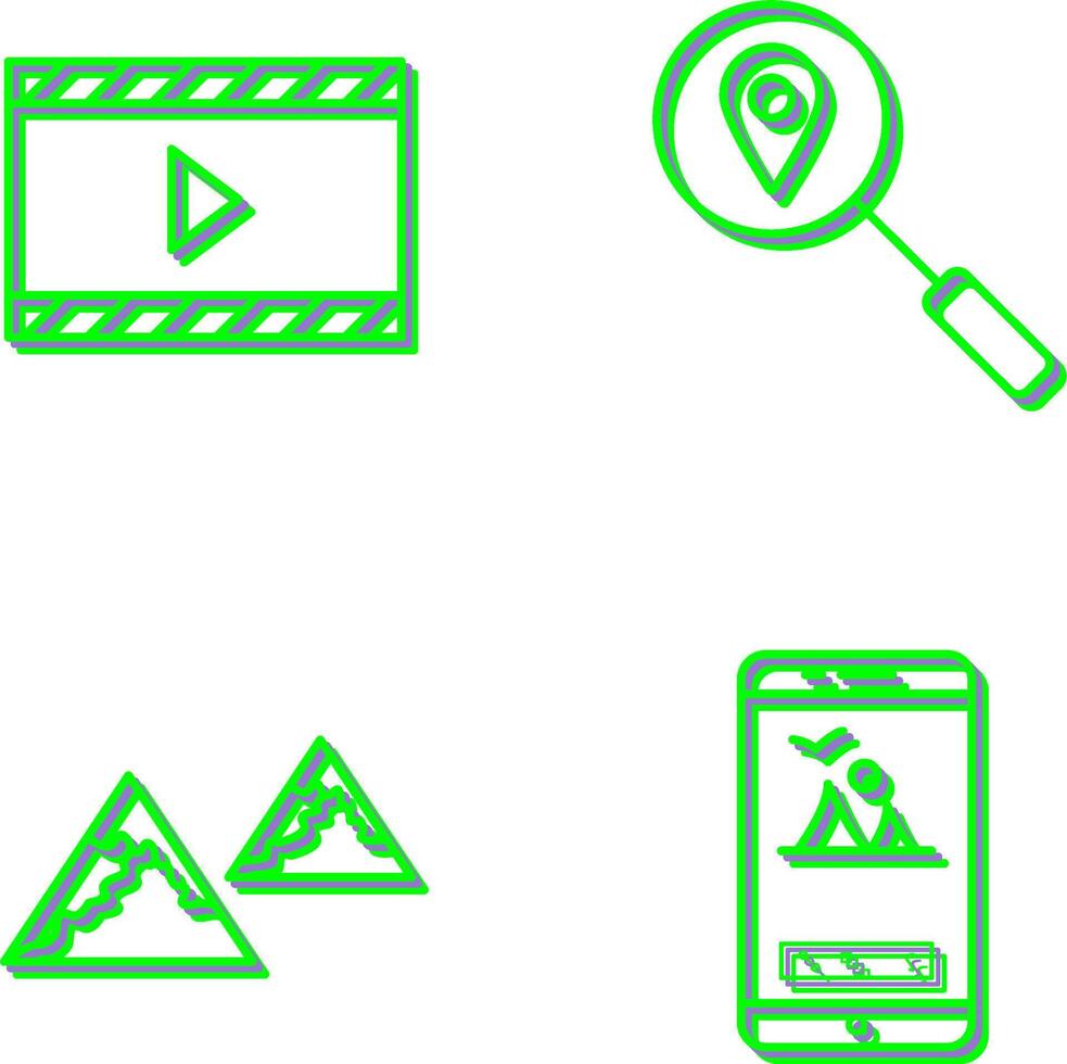 animation and tracking services Icon vector