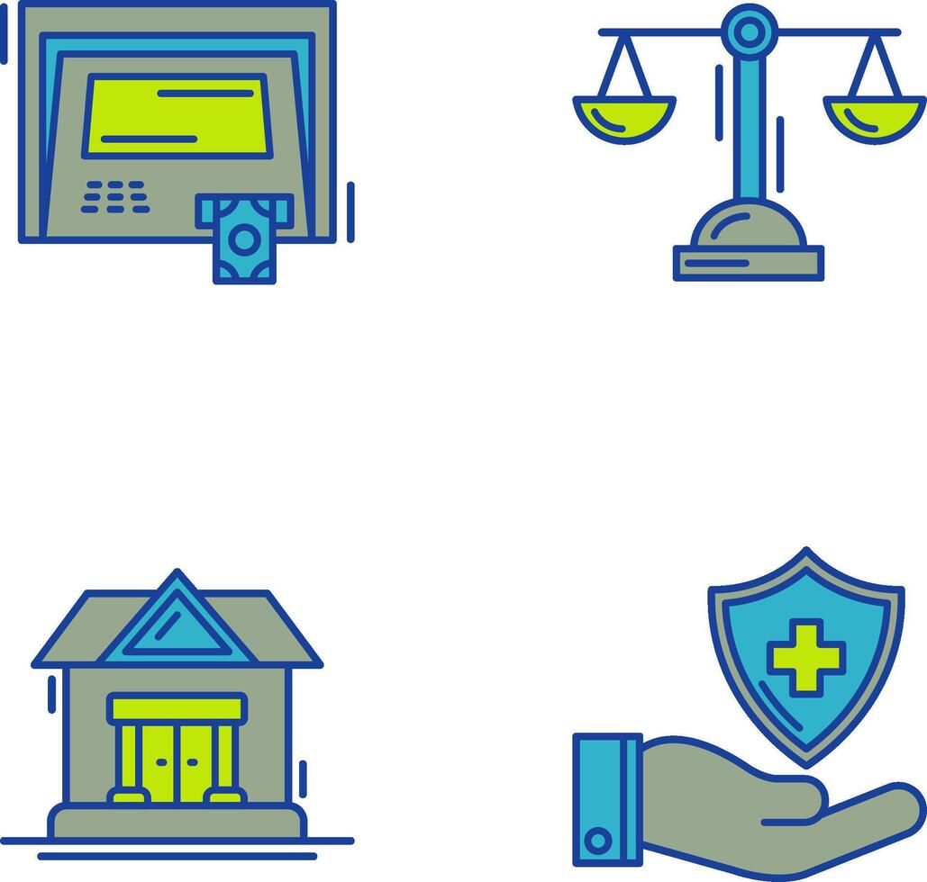 ATM and Balance Icon vector