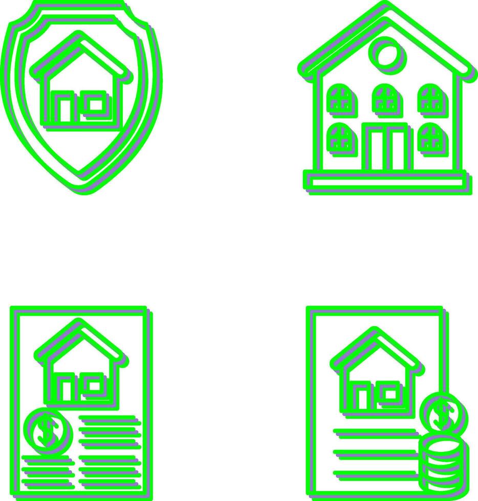 Protection and Property Icon vector