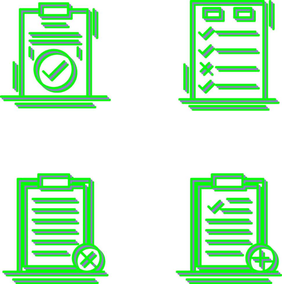 Today to Done Check List and Checkmark Icon vector