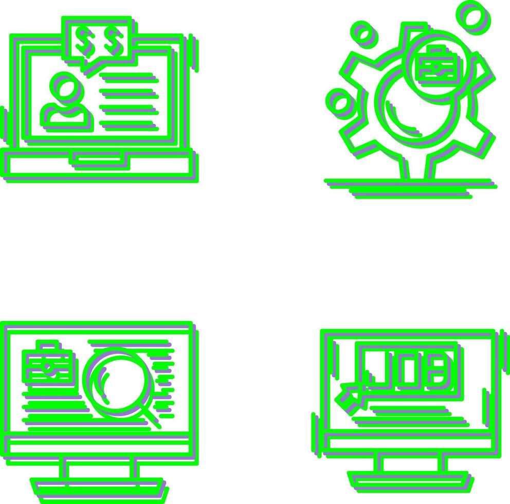 Employee Benefits and Employment Icon vector