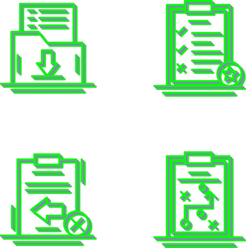 Save List and Task List Icon vector