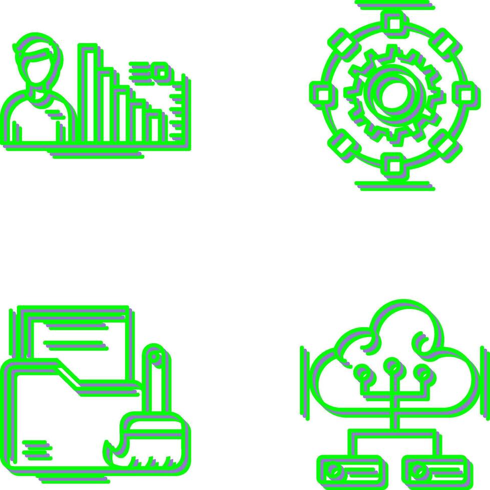 Consulting and Automated Icon vector