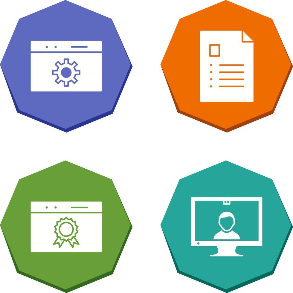analytics and web optimization Icon vector