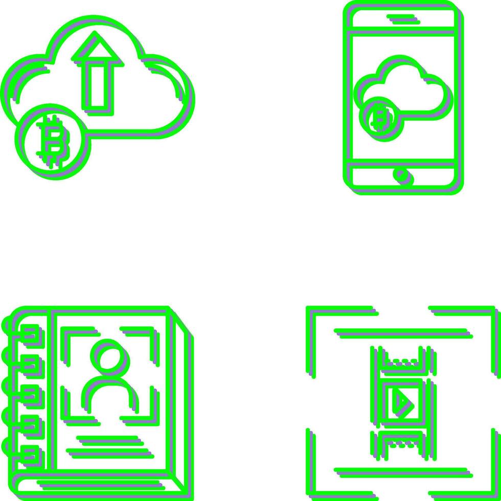 Up Arrow and Cloud Icon vector