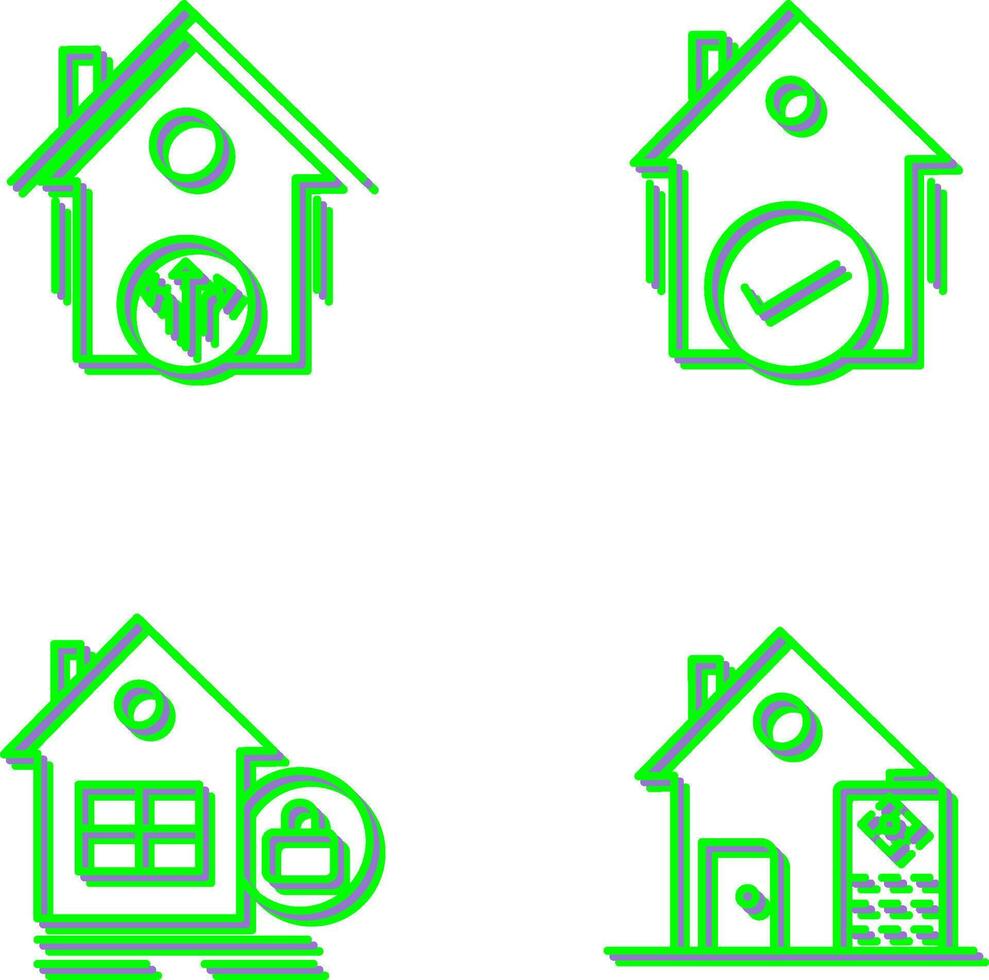 Vent and Houses Icon vector