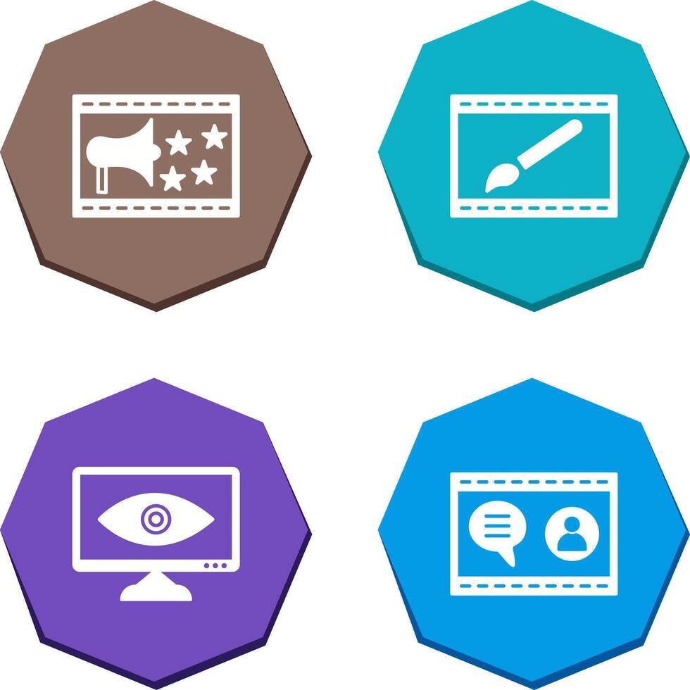 Website Promotion and Website Design Icon vector