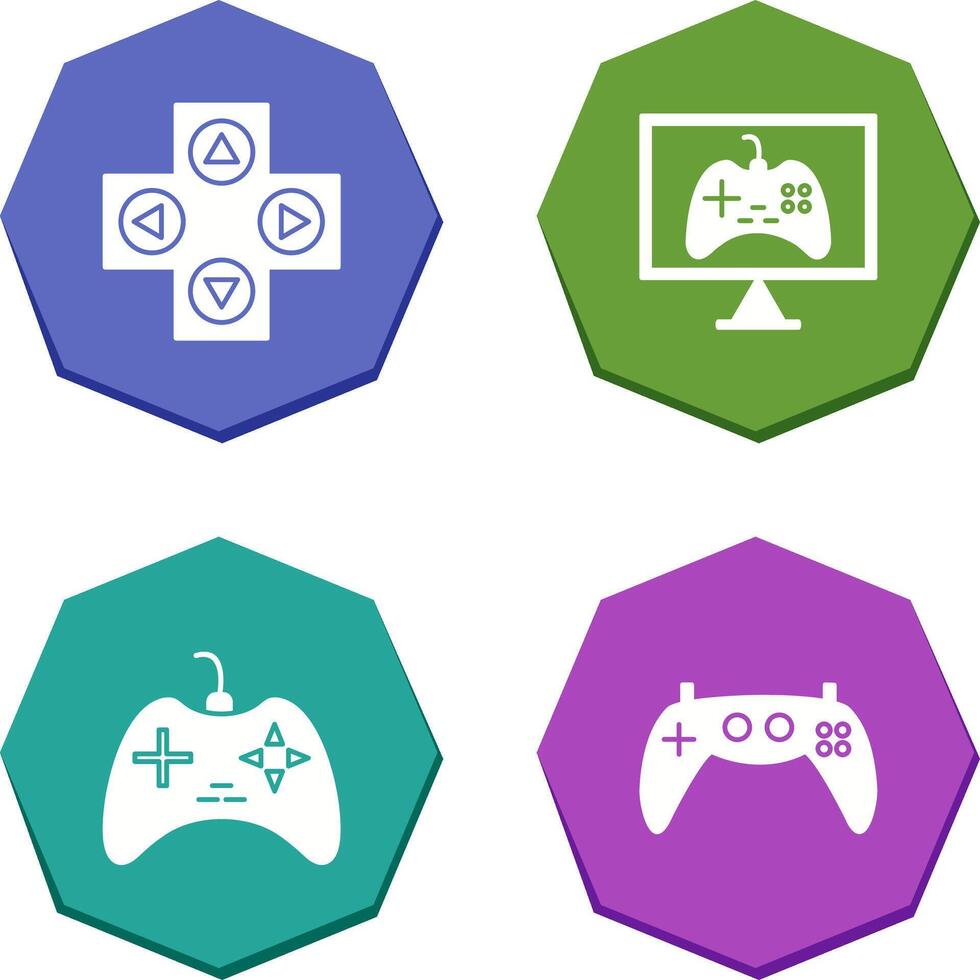 Gaming Control and Online Games Icon vector
