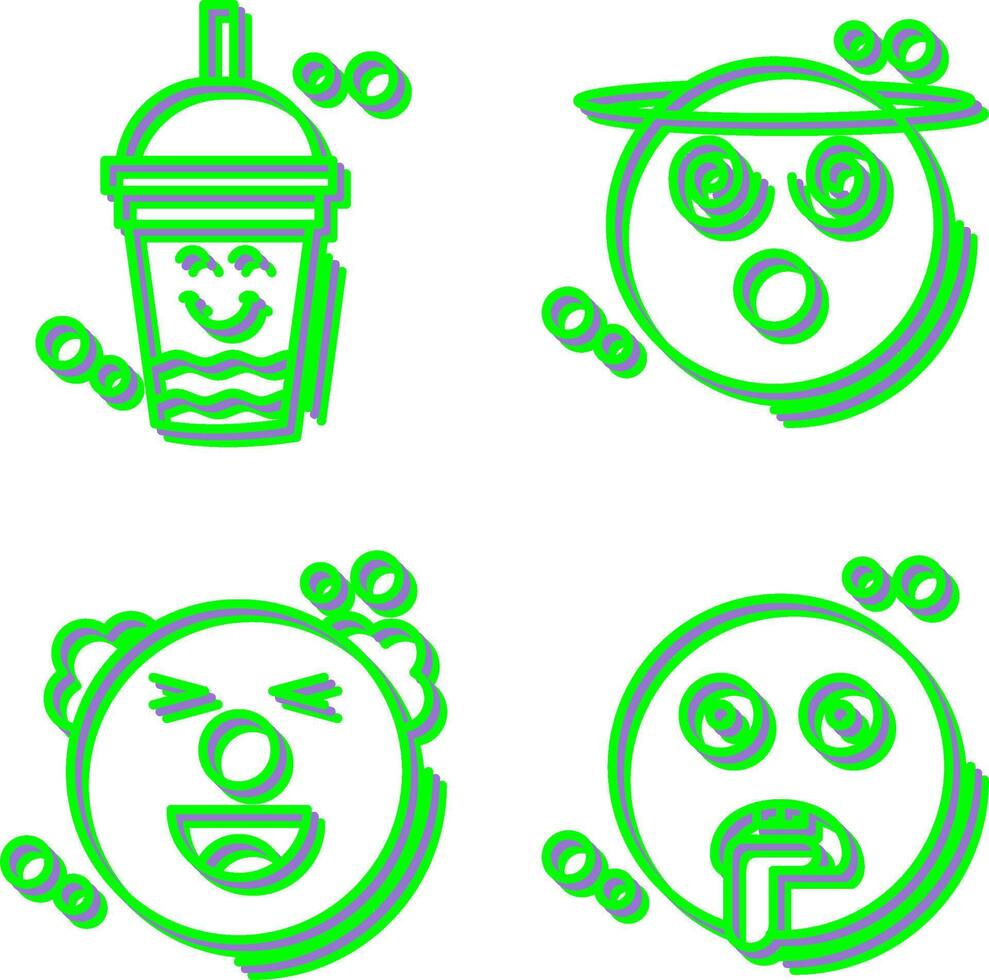 Drink and Dizzy Icon vector