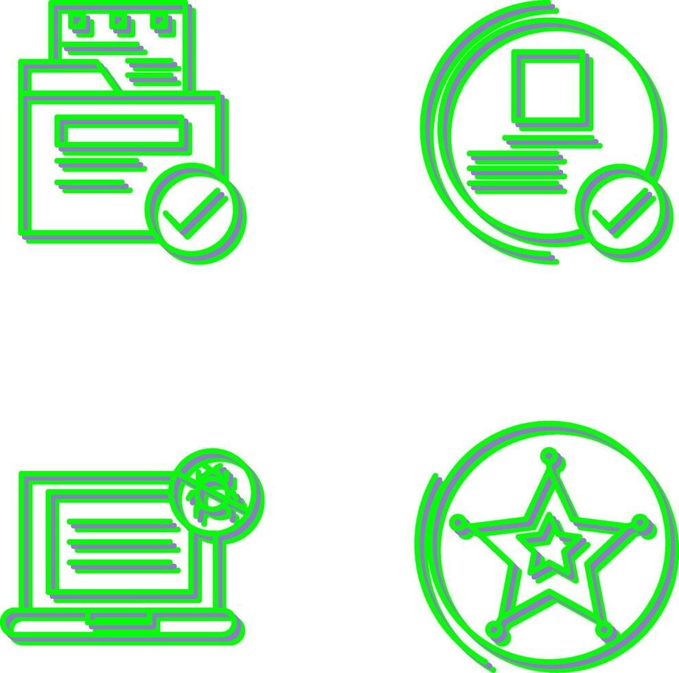 File Protection and Guarantee Icon vector