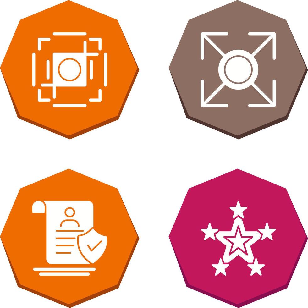 crop and expand Icon vector