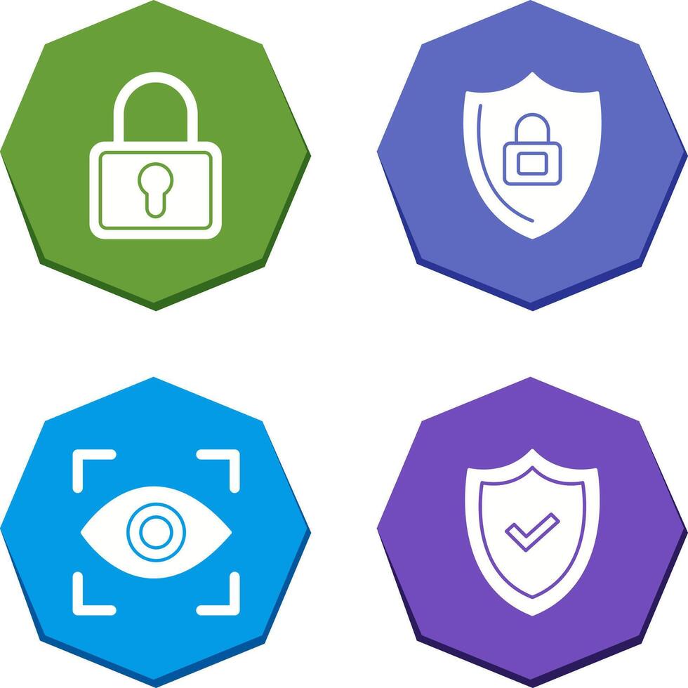 Lock and Privacy Icon vector