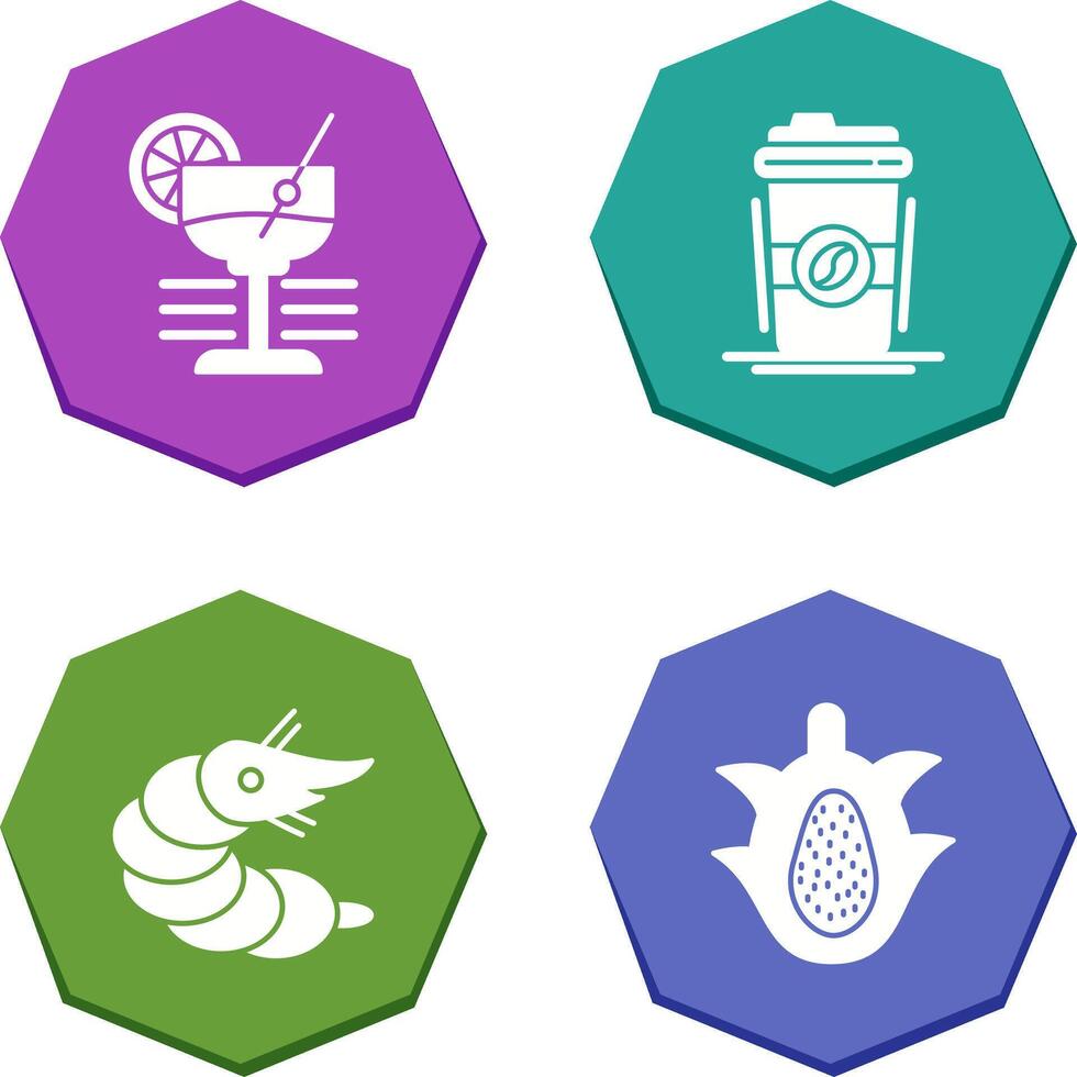 Martini and Coffee Cup Icon vector