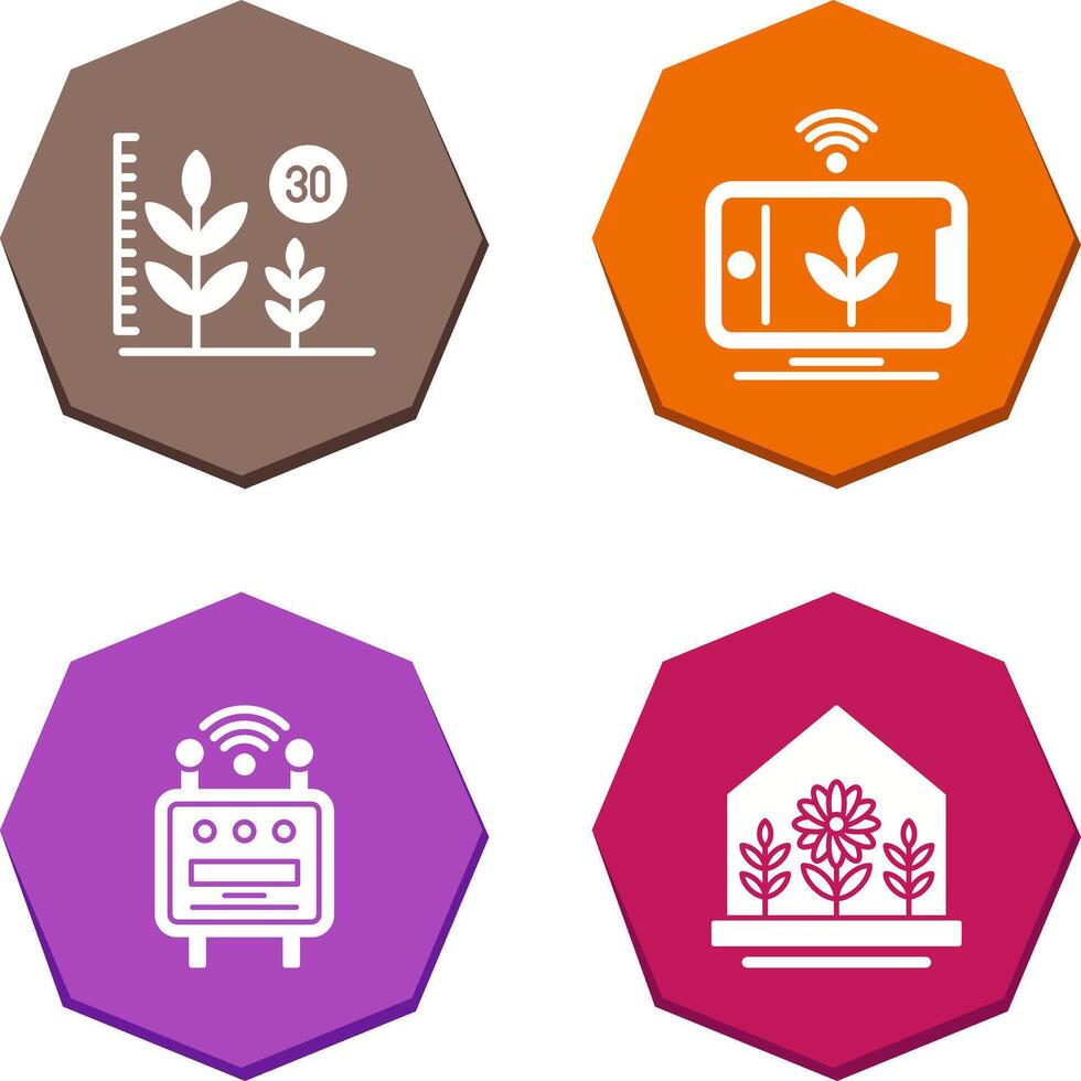 Growth and Device Icon vector