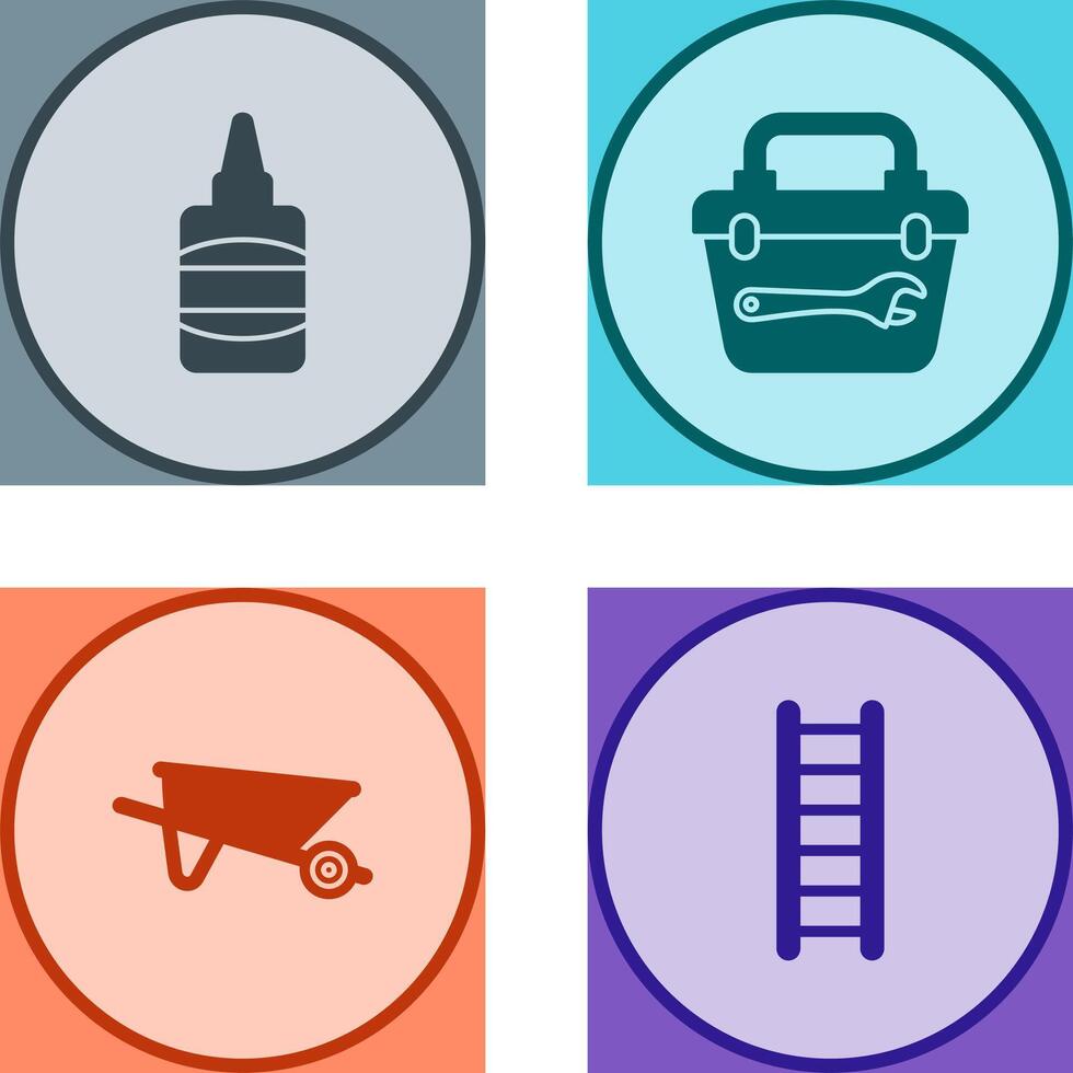Glue and construction Icon vector