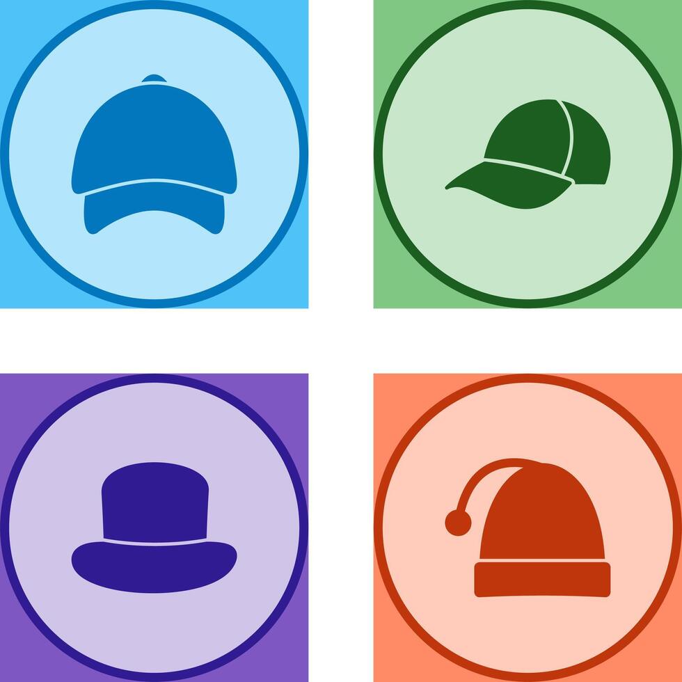 Cap and Hat Icon vector