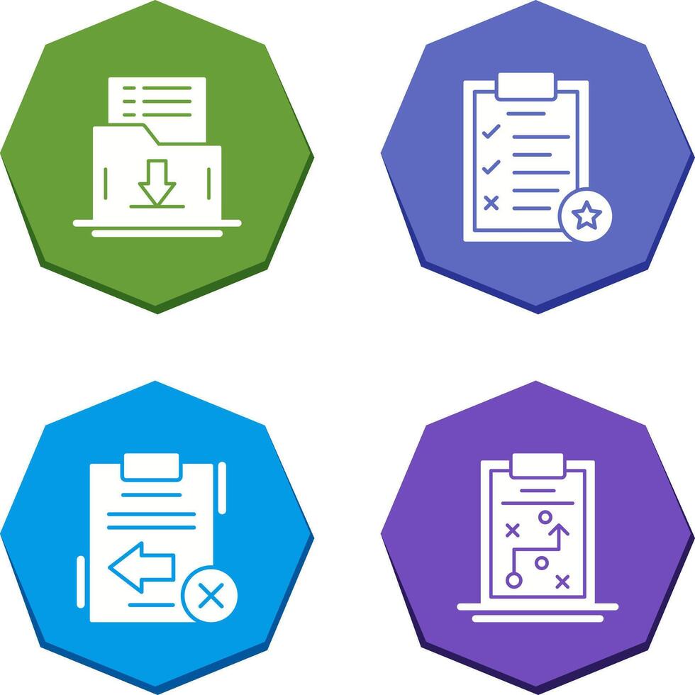 Save List and Task List Icon vector